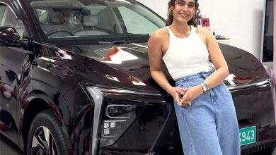 Aakanksha Singh buys Mahindra XEV 9e in ruby velvet, joins celeb EV owners : Bollywood News