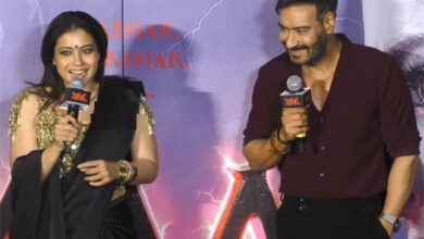 Maa trailer launch: Kajol NAILS it with a mic-drop reply on casting: “Who could Ajay Devgn imagine in a horror role besides me?”; Ajay wins hearts by featuring mothers’ names as middle names in the end credits : Bollywood News