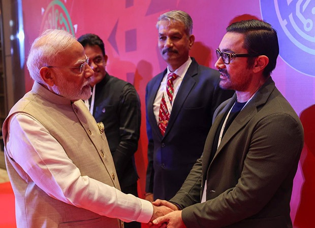 Aamir Khan and PM Narendra Modi share a heartwarming moment at recent conclave : Bollywood News Aamir Khan and PM Narendra Modi share a heartwarming moment at recent conclave : Bollywood News