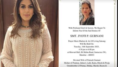 Shah Rukh Khan’s manager Pooja Dadlani mourns the loss of mother-in-law Jyoti Gurnani : Bollywood News