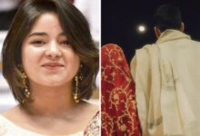 Zaira Wasim ties the knot in an intimate wedding ceremony; see pics : Bollywood News