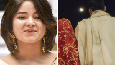 Zaira Wasim ties the knot in an intimate wedding ceremony; see pics : Bollywood News