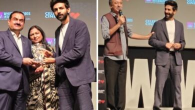 EXCLUSIVE: Kartik Aaryan, Rajkumar Hirani honoured by Gautam Adani at Subhash Ghai’s Whistling Woods International; Hirani hails Adani’s speech: “I would call it the SHOLAY of speeches!” : Bollywood News