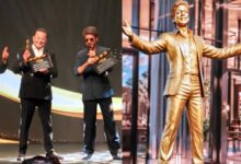 HISTORIC: Dubai Tower named after Shah Rukh Khan, Shahrukhz By Danube, launched; to have a statue of King Khan; SRK says, “Meri maa zinda hoti toh bahut khush hoti!”; adds, “Eid ke chand ki tarah main bahar kam aata hoon. Lekin jab aata hoon, tab kamaal aata hoon!” : Bollywood News