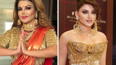 Rakhi Sawant slams Urvashi Rautela over latter’s ‘all natural’ claim: “Humne tumhare purane photos dekhe hain!” : Bollywood News