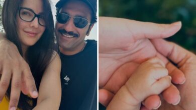 Katrina Kaif and Vicky Kaushal introduce baby boy Vihaan Kaushal with first glimpse : Bollywood News