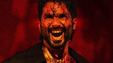 Sajid Nadiadwala reveals Shahid Kapoor’s inked and bloodied avatar in O’Romeo poster; first look tomorrow : Bollywood News